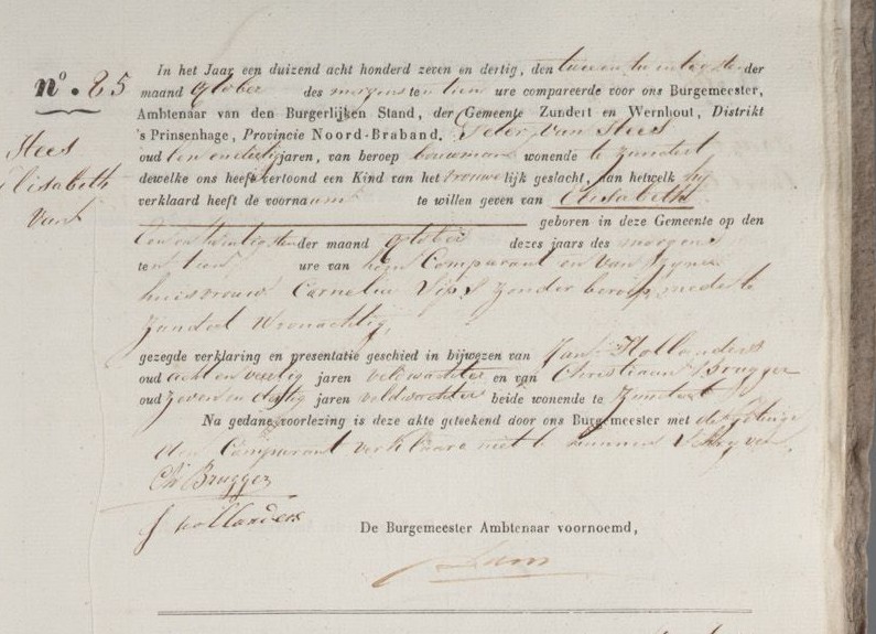 Klik voor foto in apart venster van_hees_elisabeth_21-10-1837_geboorteakte.jpg
