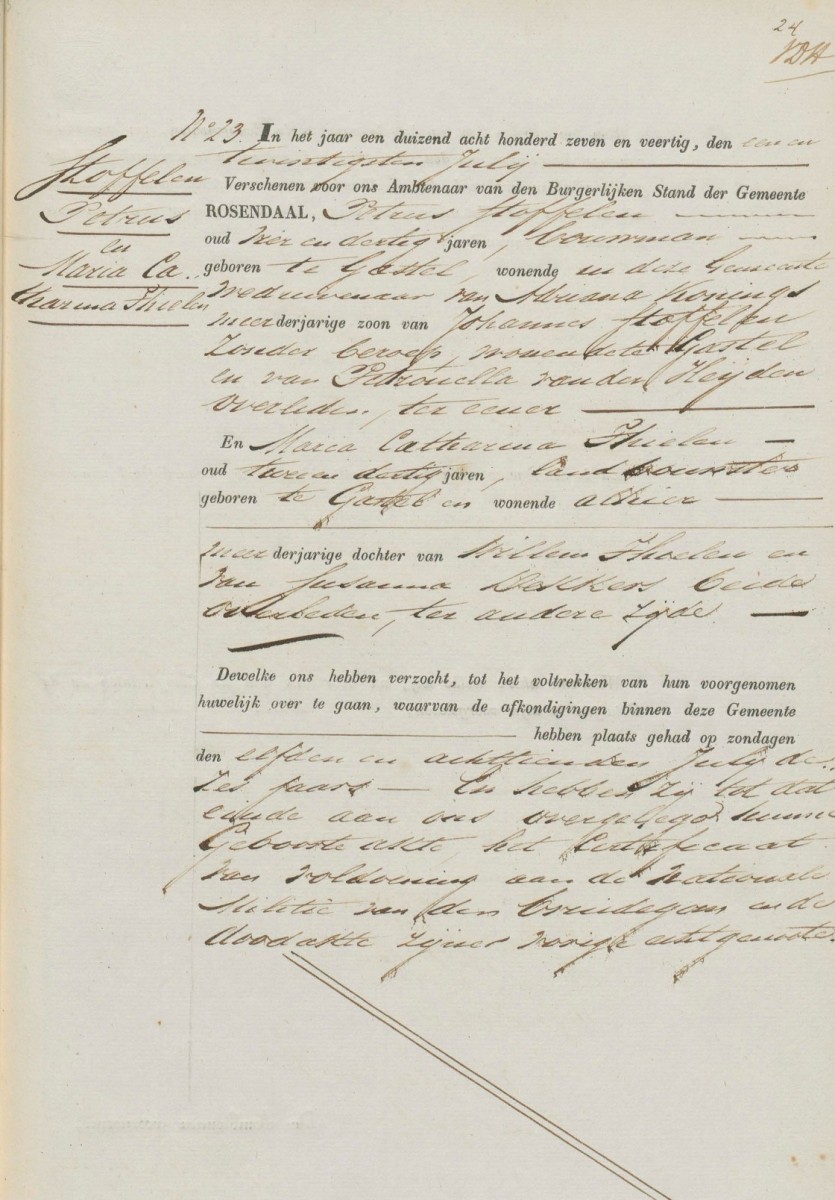 Klik voor foto in apart venster stoffelen_petrus_1813_huwelijksakte.jpg