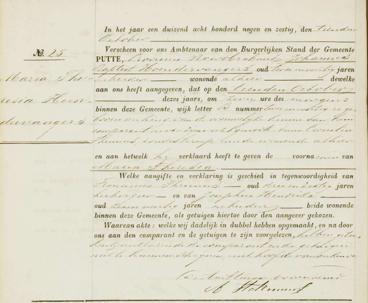 Klik voor foto in apart venster hoendervangers_maria_theresia_10-10-1869_geboorteakte.jpg