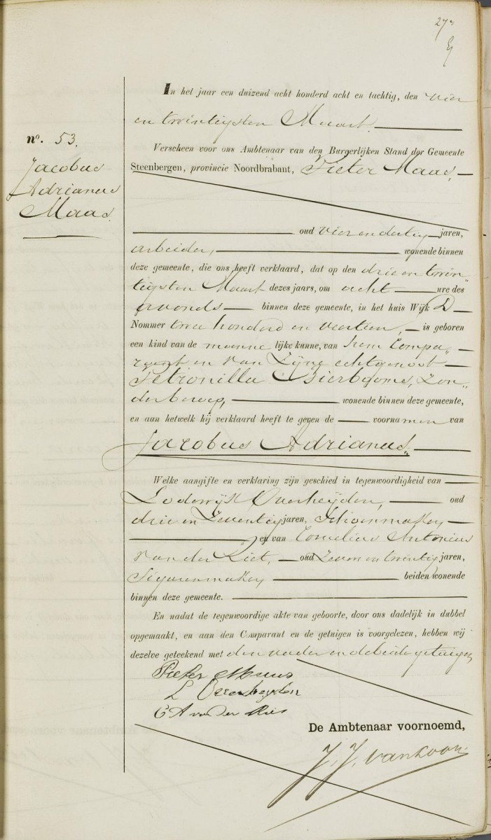 Klik voor foto in apart venster maas_adrianus_23-03-1888_geboorteakte.jpg