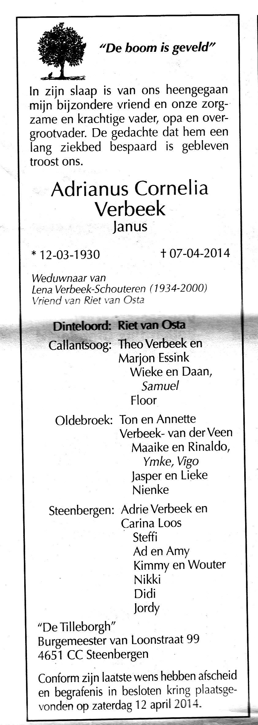 Klik voor foto in apart venster verbeek_adrianus_12-03-1930_overlijdensadvertentie.jpg
