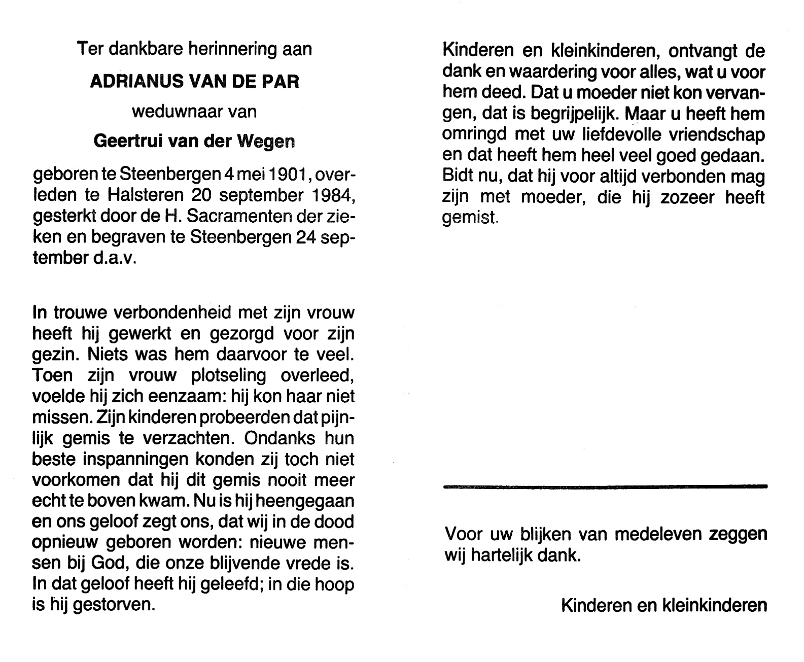 Klik voor foto in apart venster van_de_par_adrianus_04051901_rouwkaartje.jpg