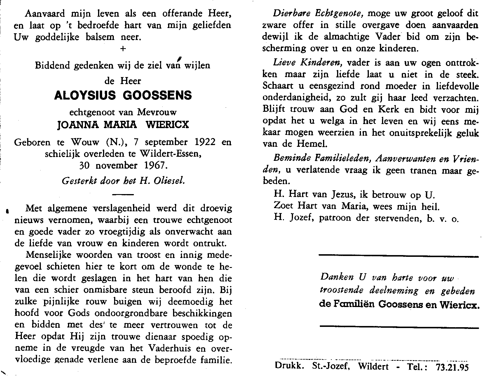 Klik voor foto in apart venster goossens_aloysius_07-09-1922__bidprentje_.bmp