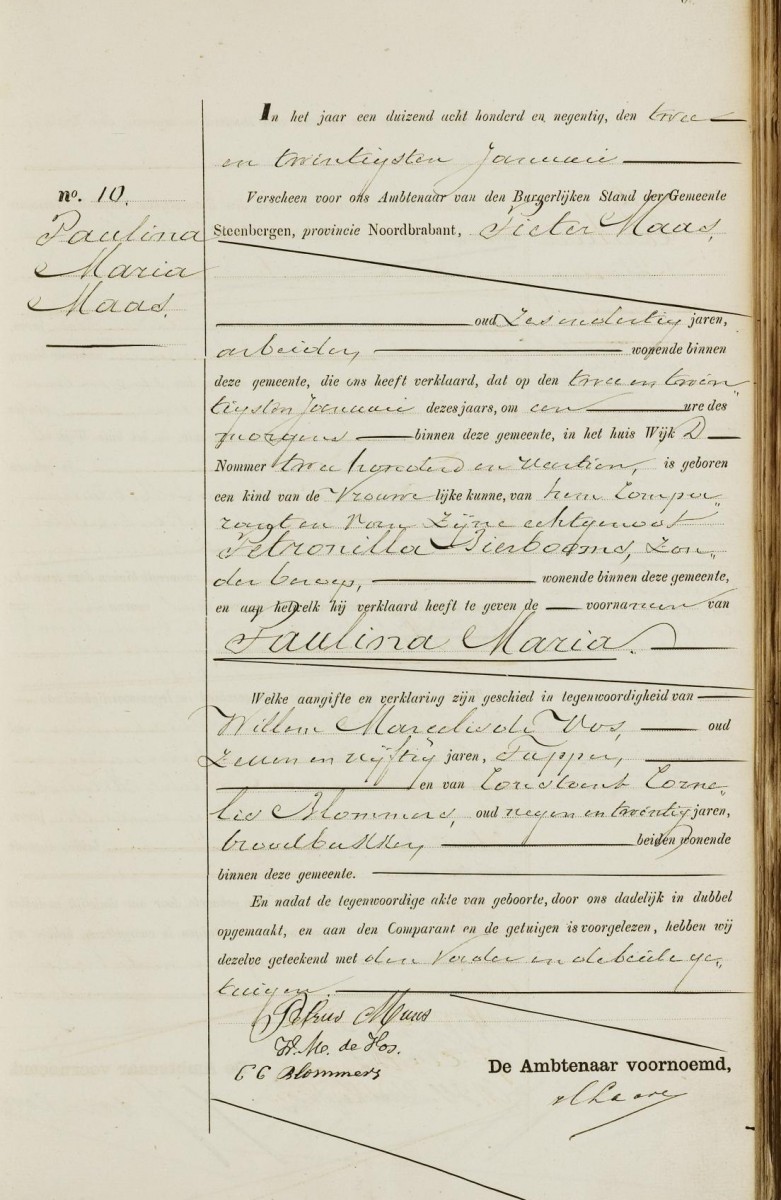 Klik voor foto in apart venster maas_paulina_22-01-1890_geboorteakte.jpg